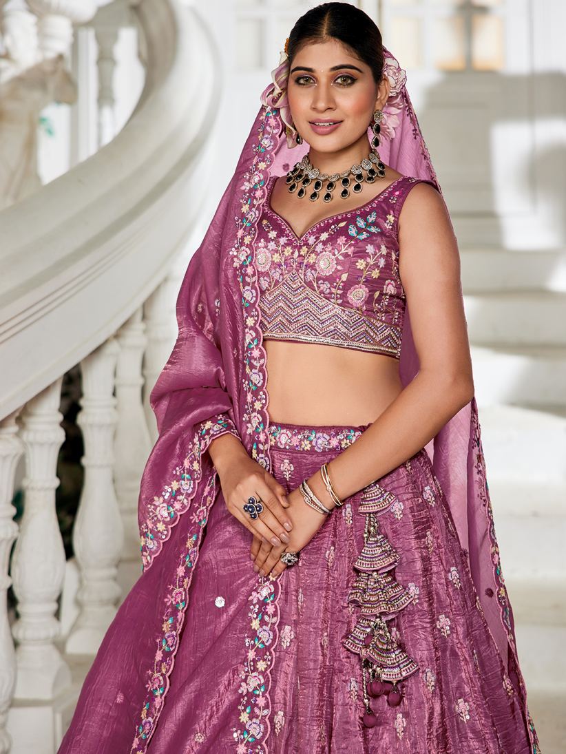 Latest Semi Stitched Lehenga Choli With Dupatta.