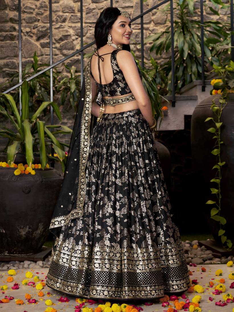 Latest Semi Stitched Lehenga Choli With Dupatta.