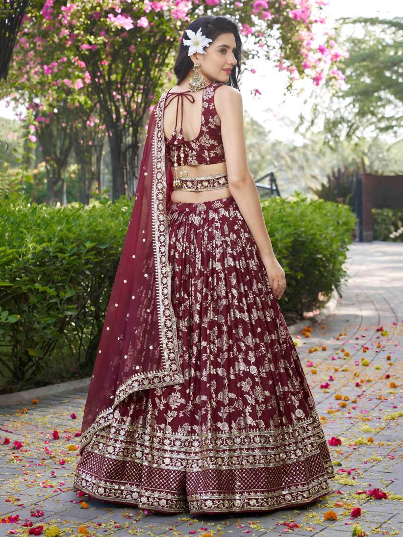 Latest Semi Stitched Lehenga Choli With Dupatta
