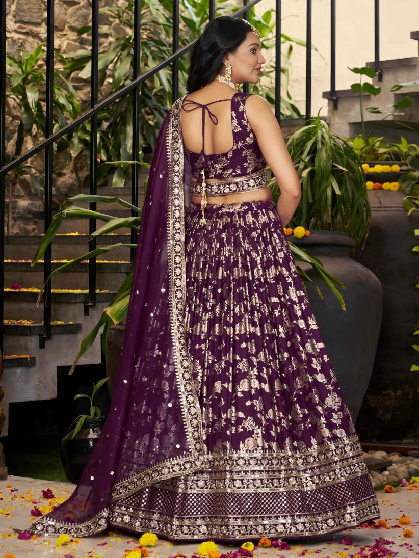 Latest Semi Stitched Lehenga Choli With Dupatta.