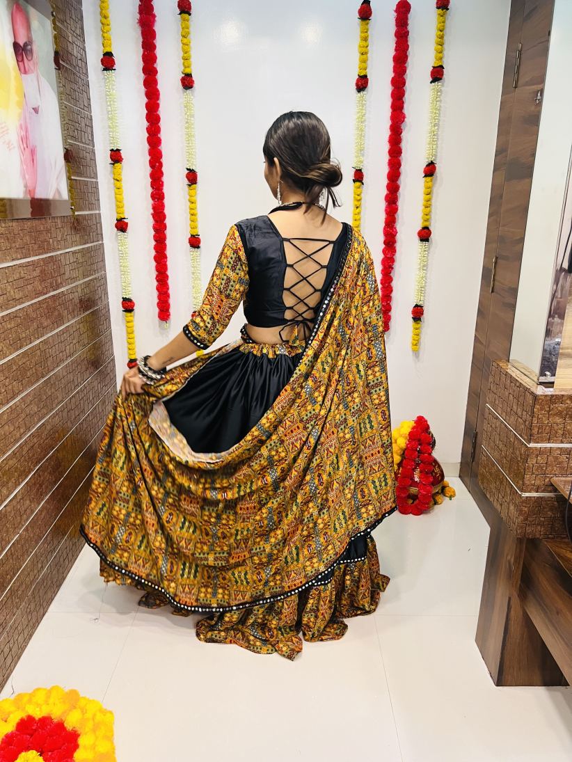 Latest Semi Stitched Lehenga Choli With Dupatta.