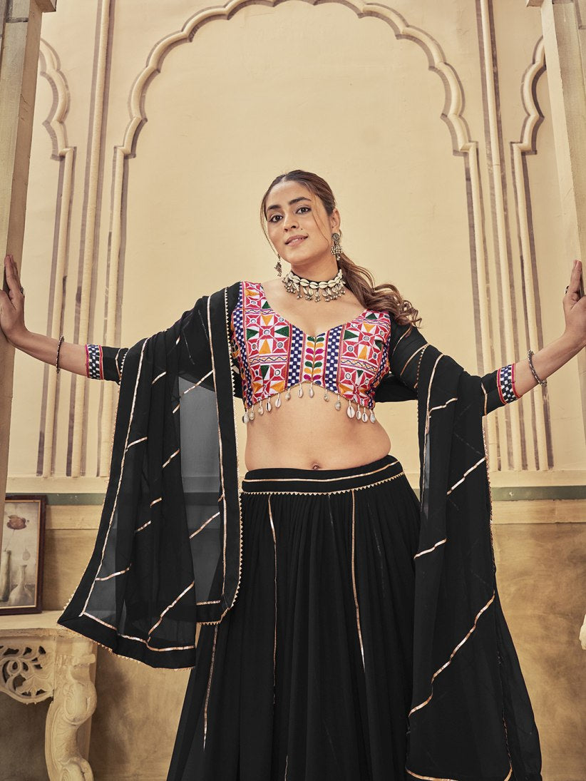 Latest Semi Stitched Lehenga Choli With Dupatta.