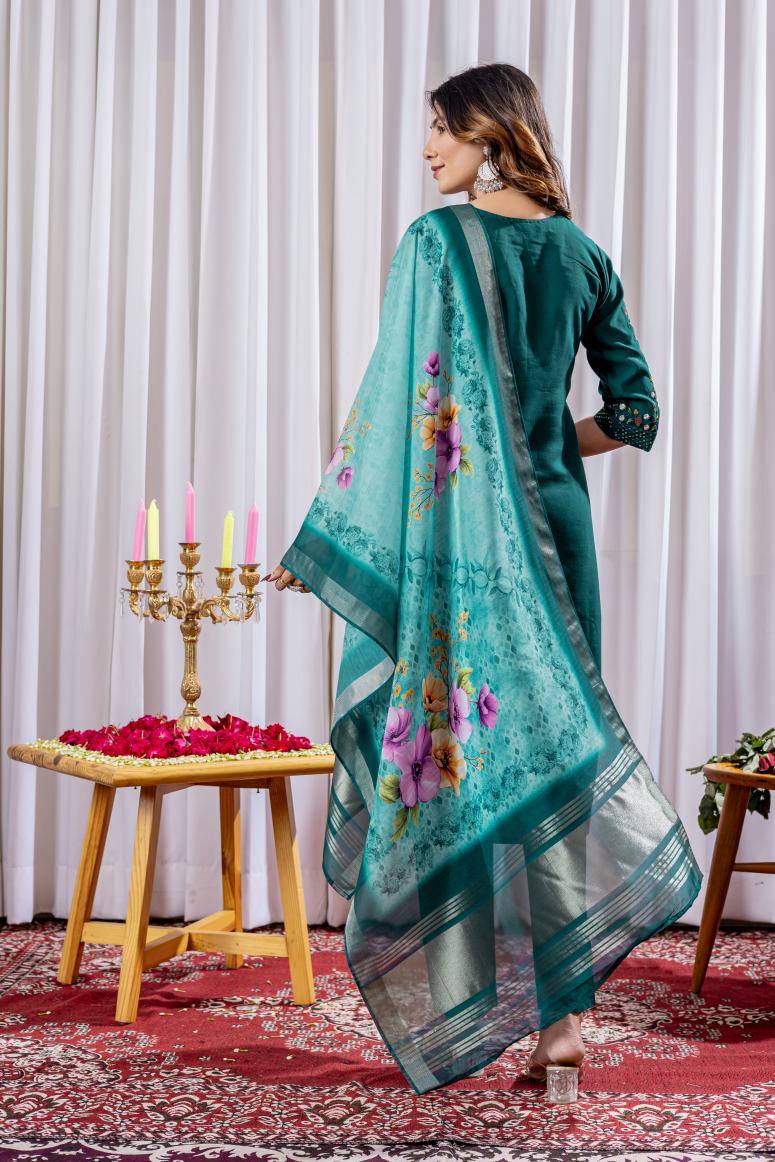 Latest ReadyMade Kurti Pant And Duppatta.