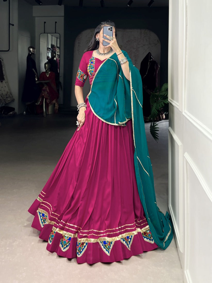 Latest Semi Stitched Lehenga Choli With Dupatta.