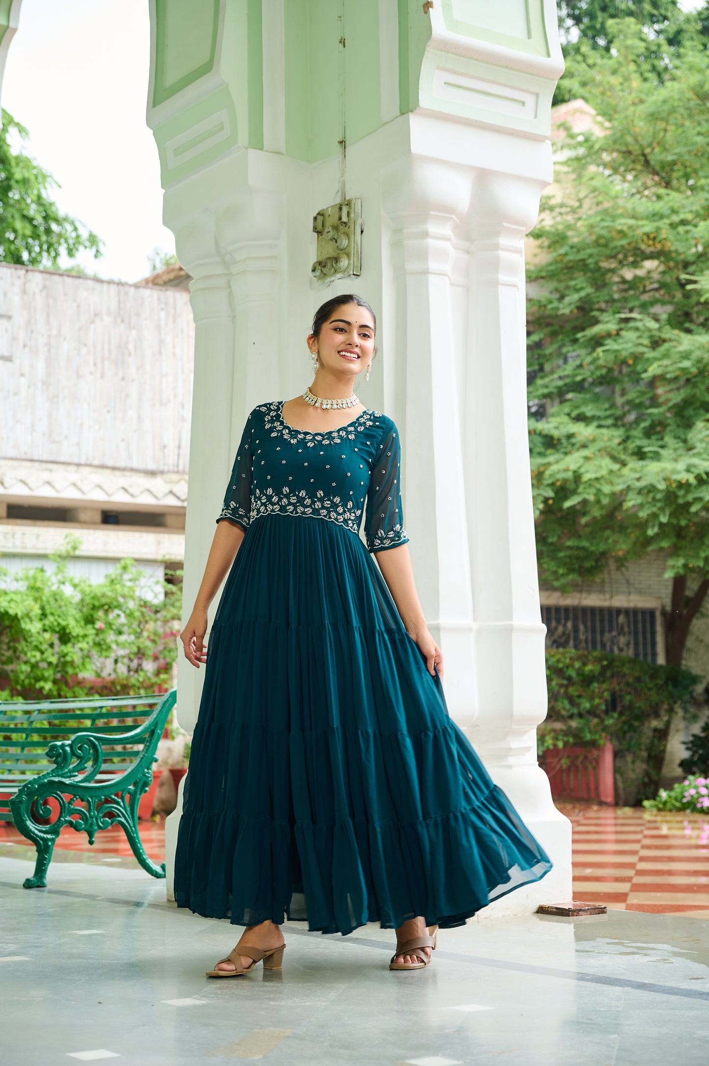 Latest ReadyMade Gowns With Duppatta.