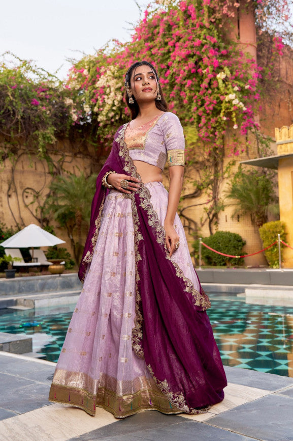 Latest Semi Stitched Lehenga Choli With Dupatta.