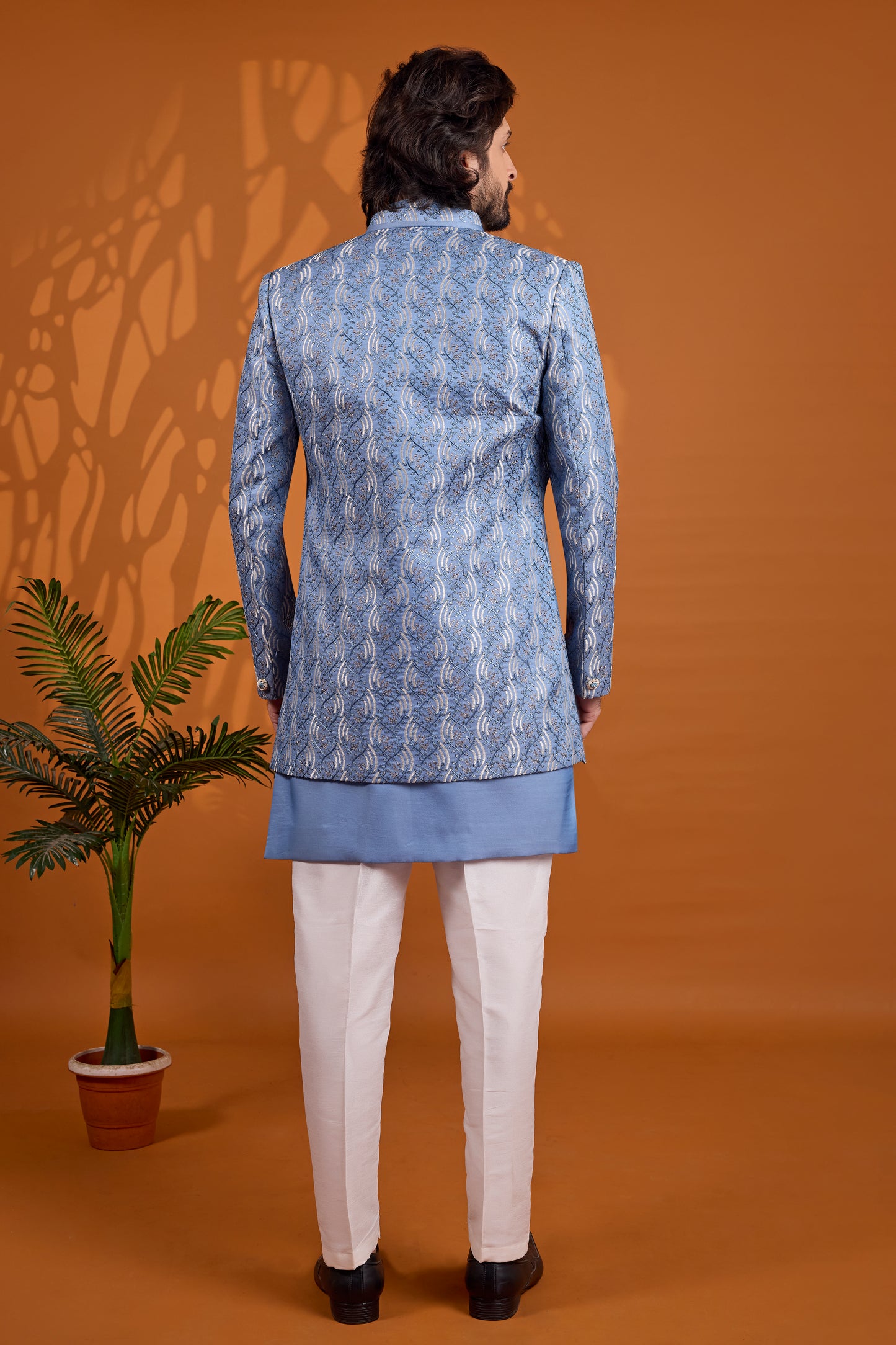 Traditional Indowestren Wear Wedding Sherwani.
