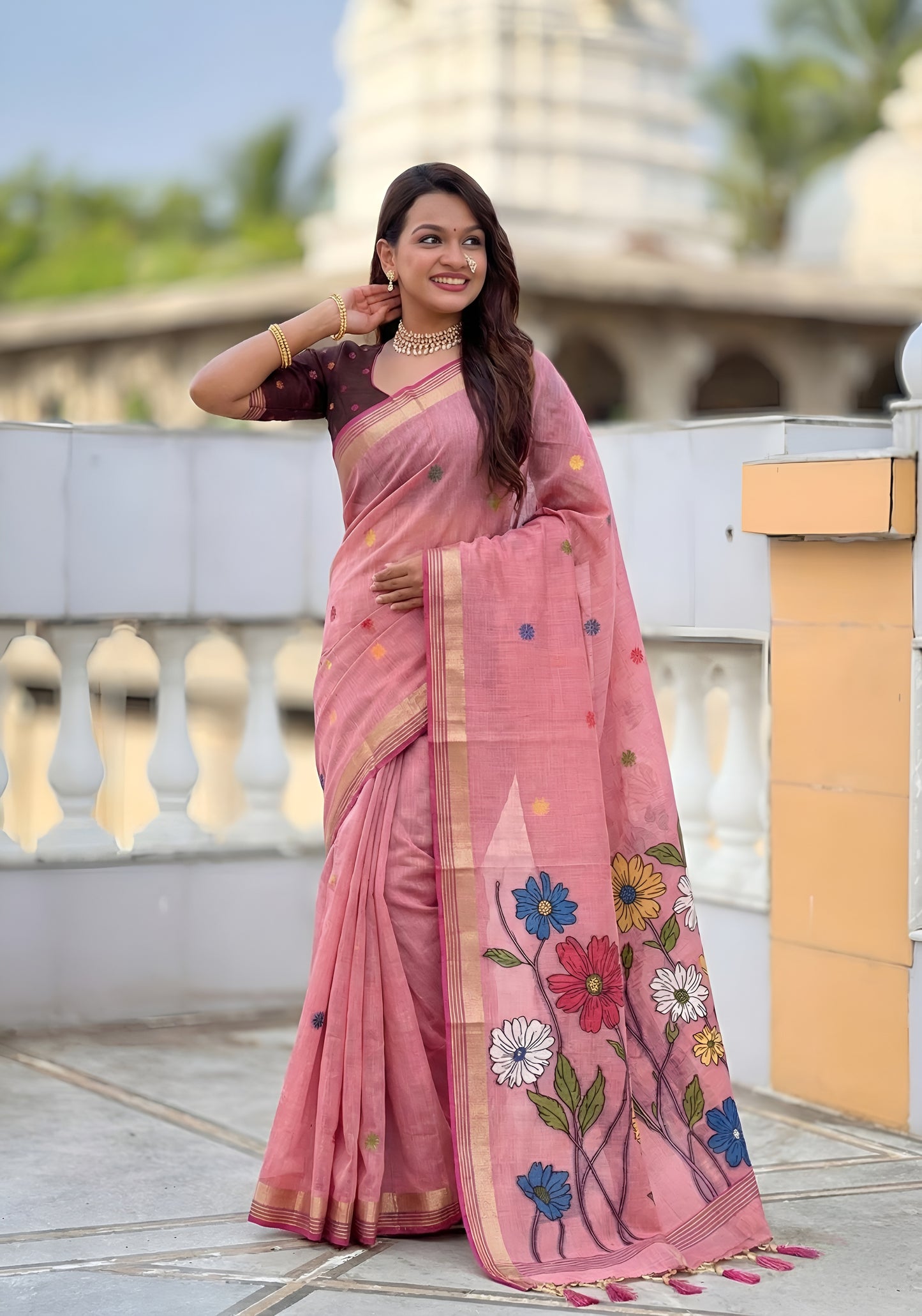 Cotton Silk Saree