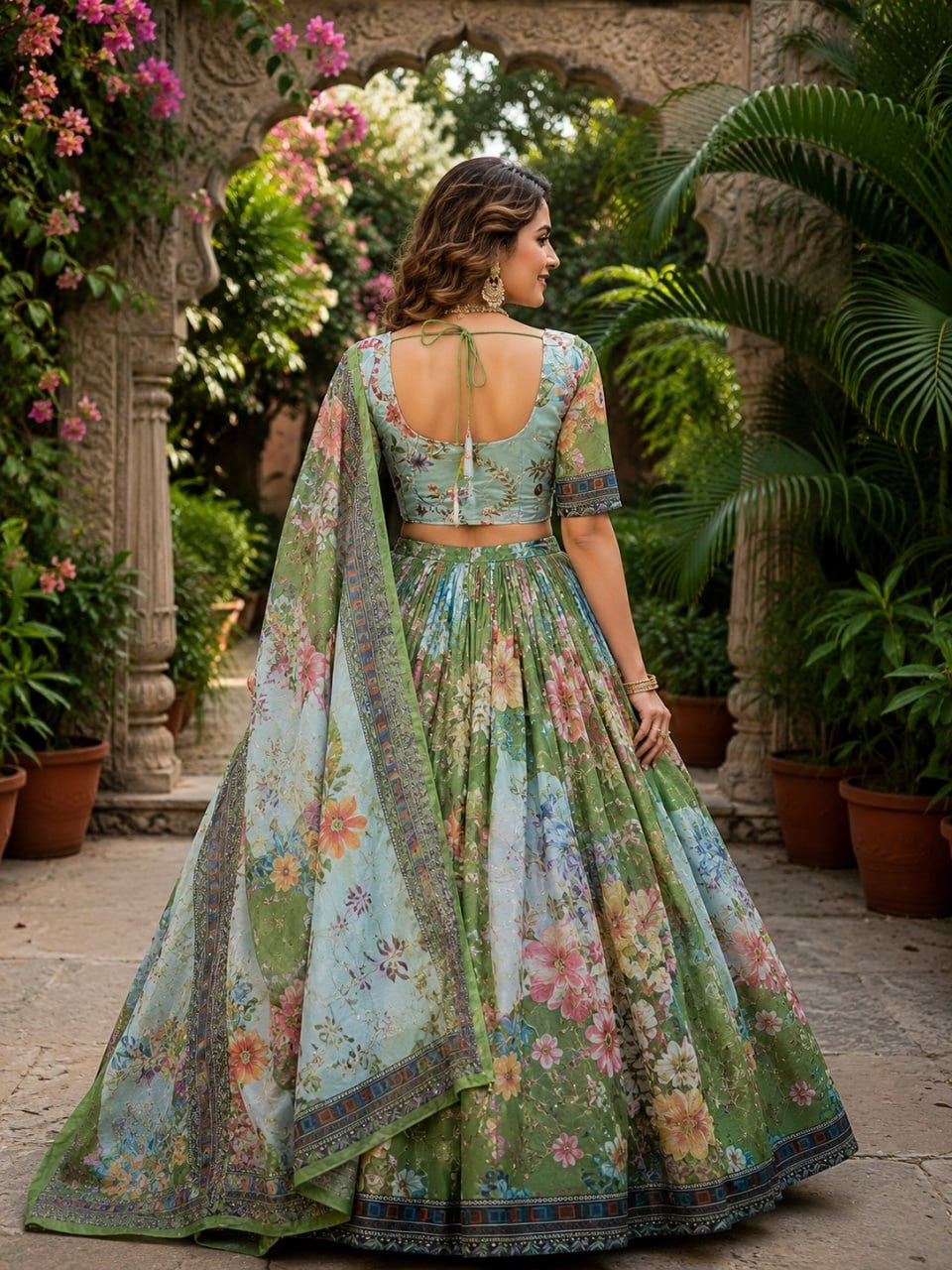 New Semi Stitiched Lehenga Choli