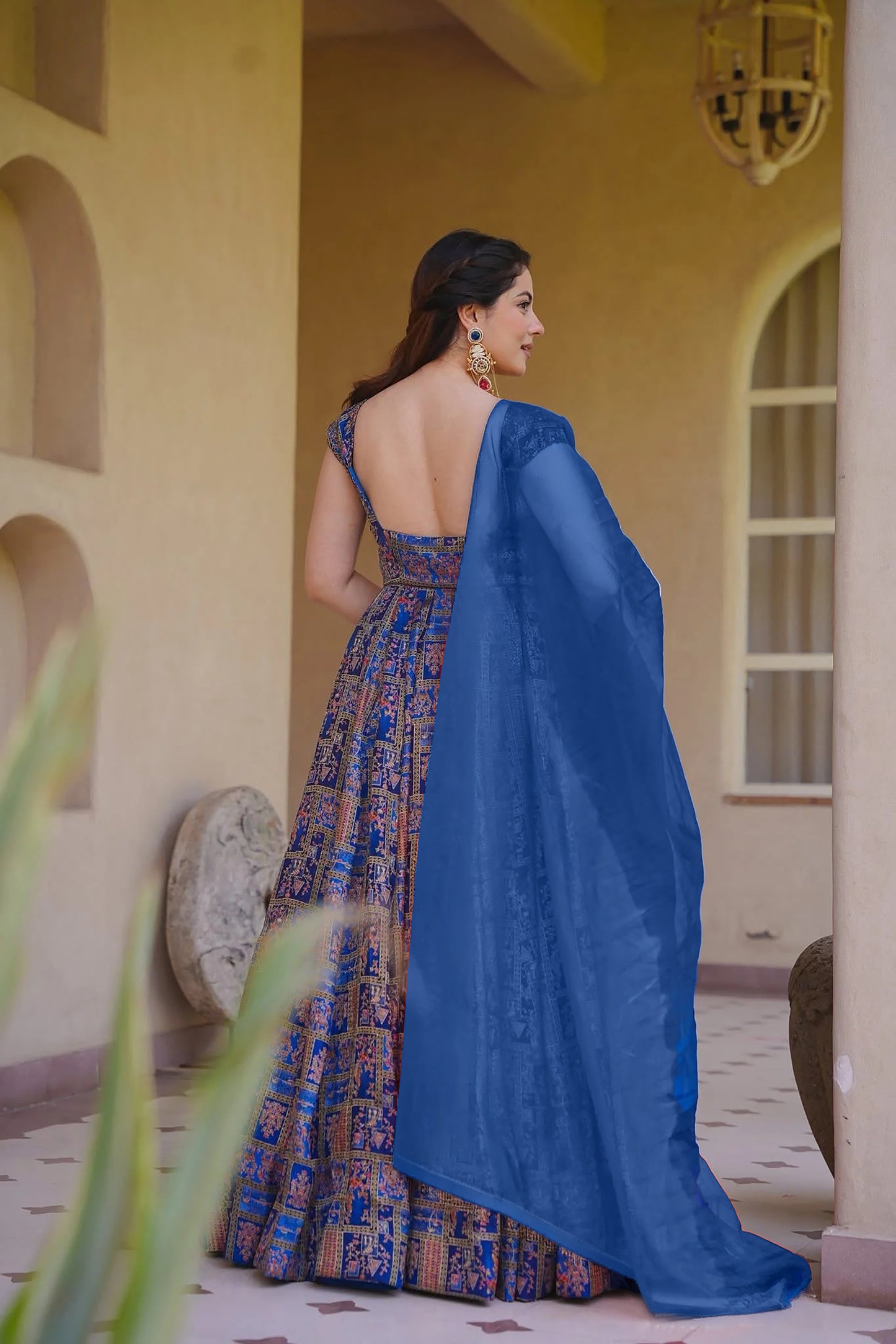 ReadyMade Gown With Duppatta.