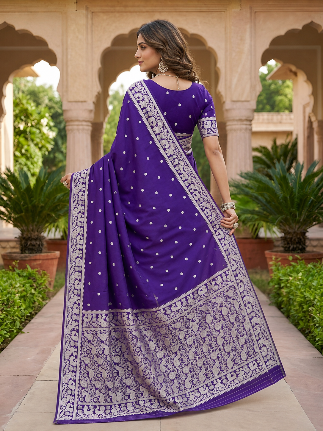 catalogue Designer Pure Banarasi Silk Saree