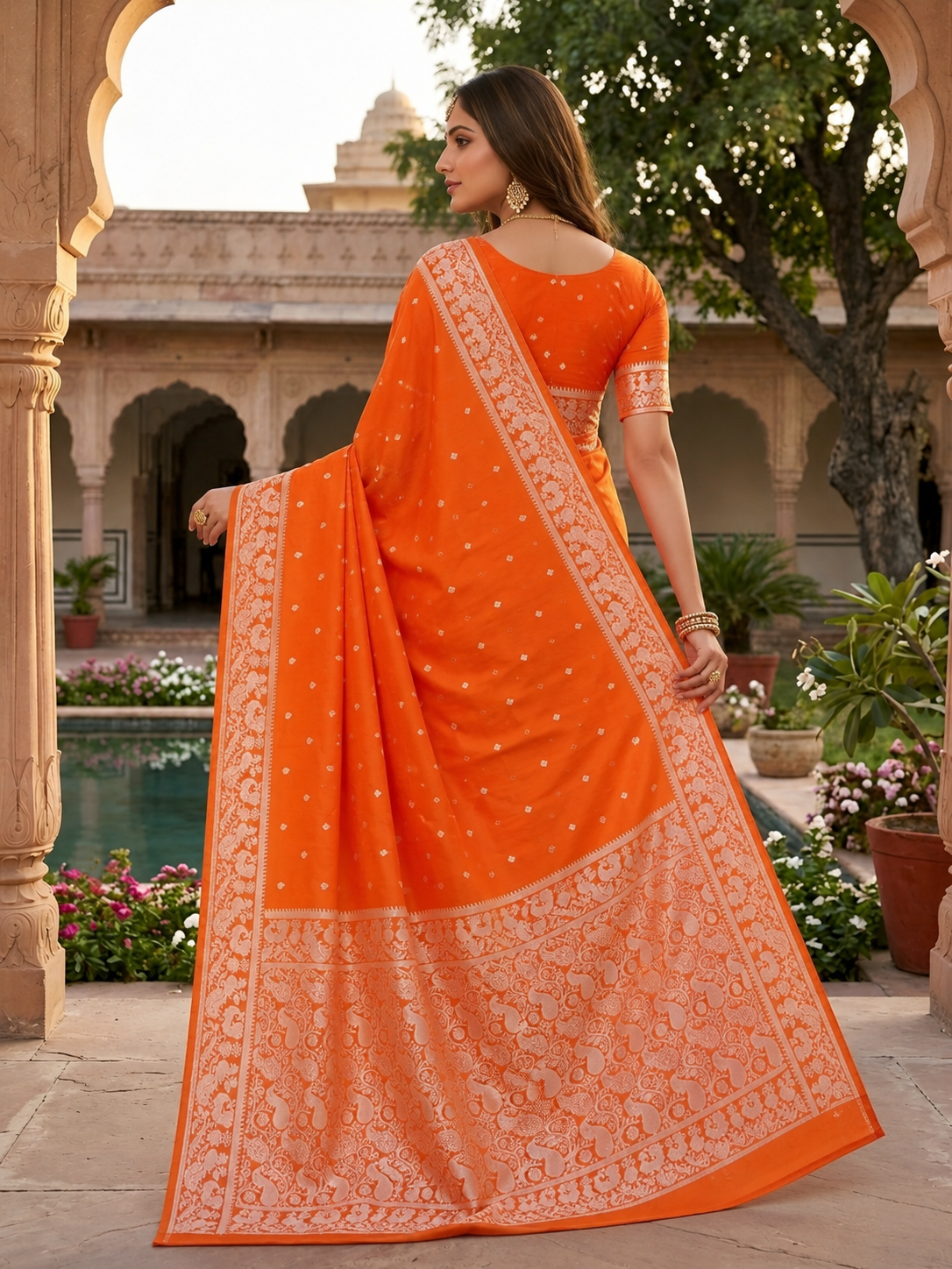 catalogue Designer Pure Banarasi Silk Saree