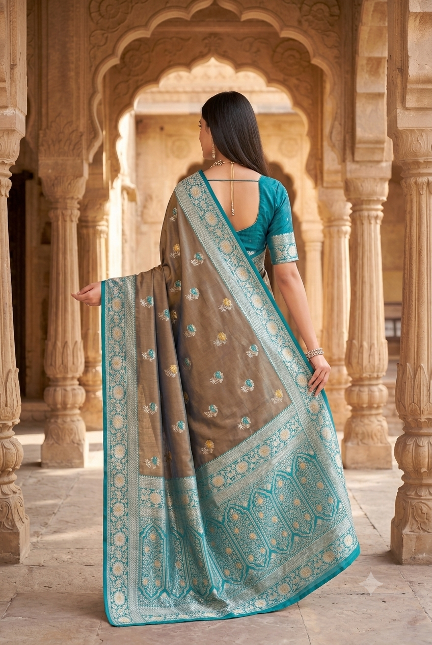 Catalogue Designer Banarasi Silk Saree
