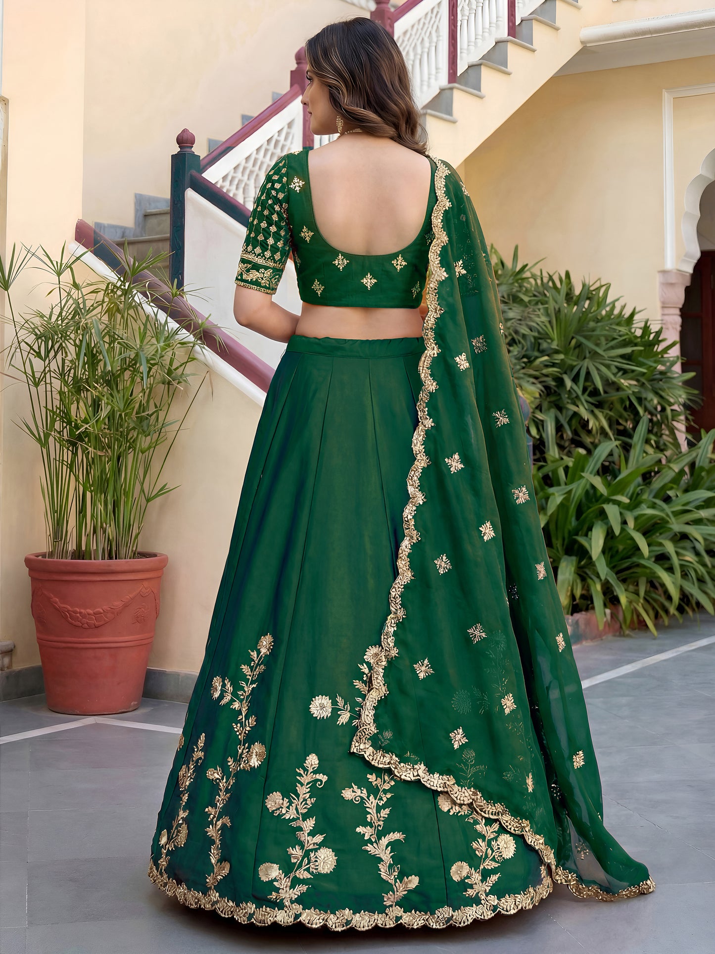 Latest Semi Stitched Lehenga Choli With Dupatta