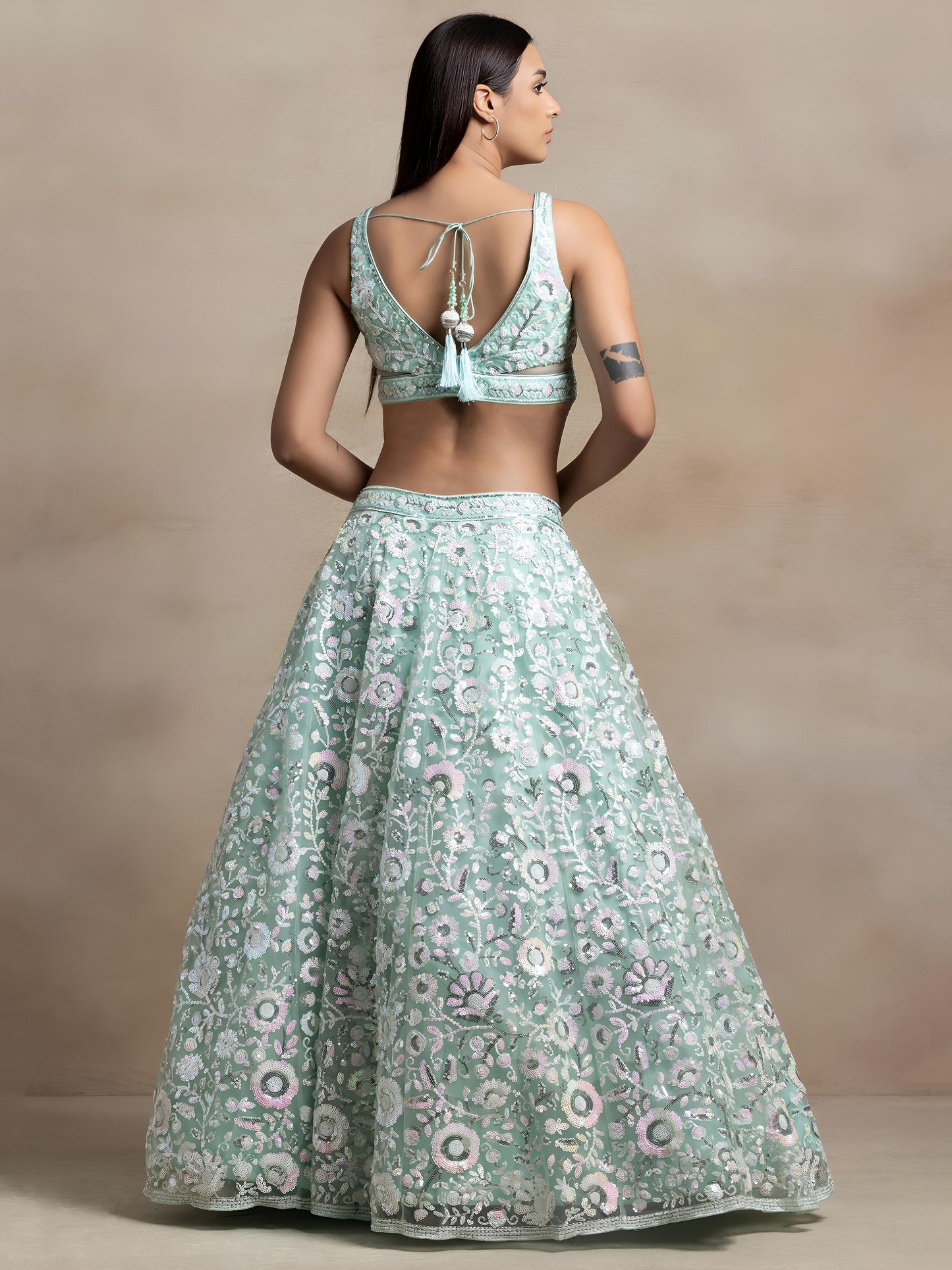 Latest Semi Stitched Lehenga Choli With Dupatta.