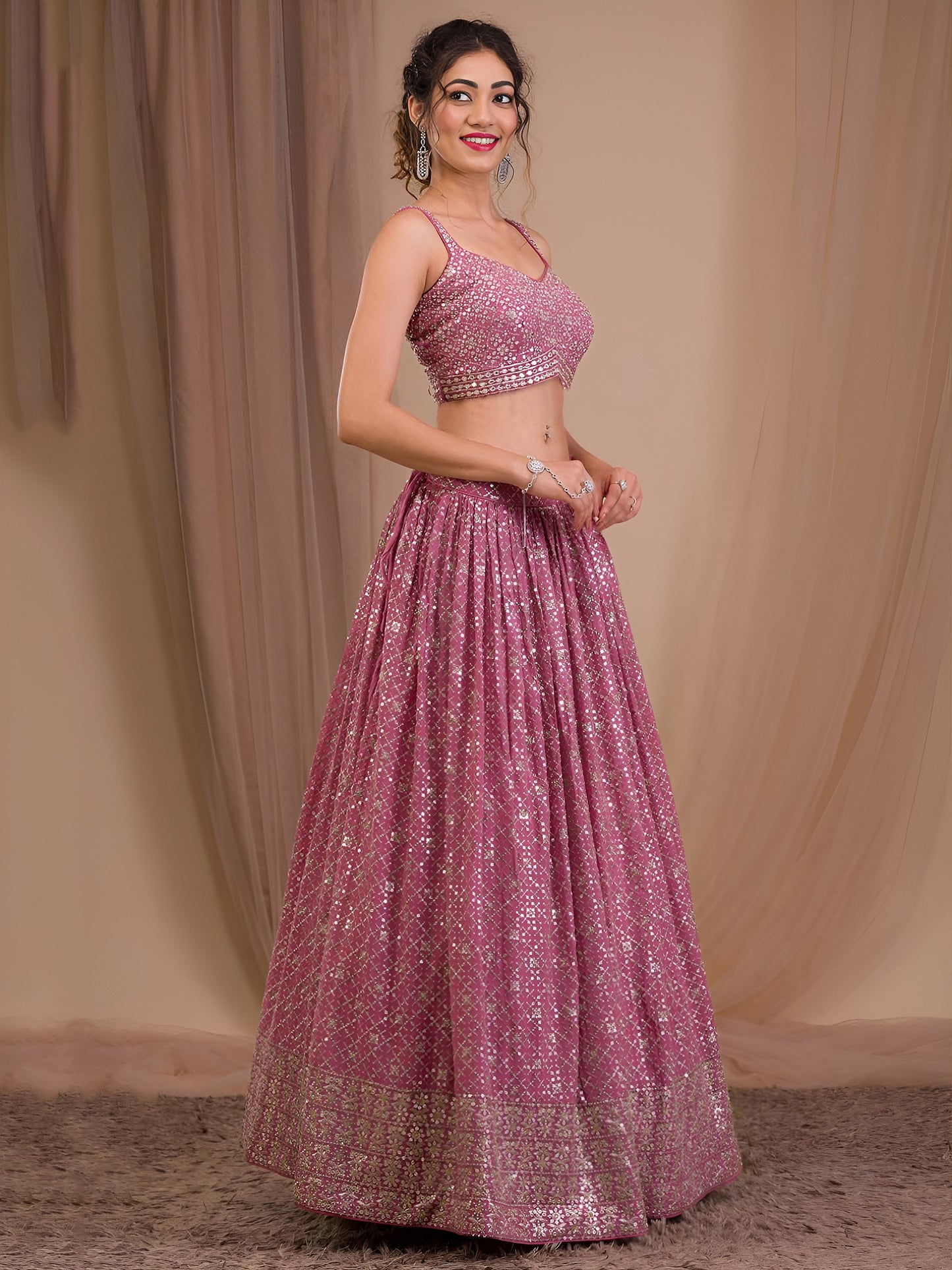 Latest Semi Stitched Lehenga Choli With Dupatta