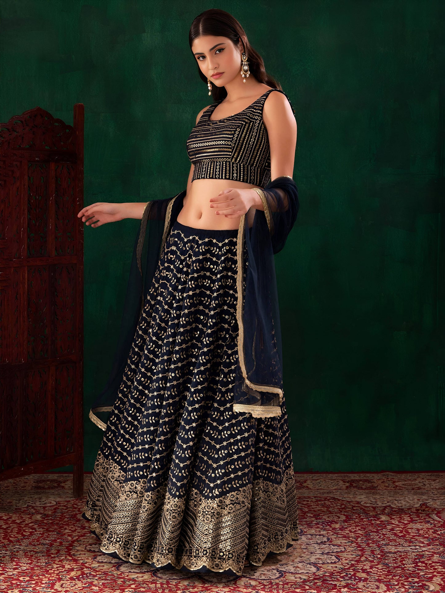 Latest Semi Stitched Lehenga Choli With Dupatta