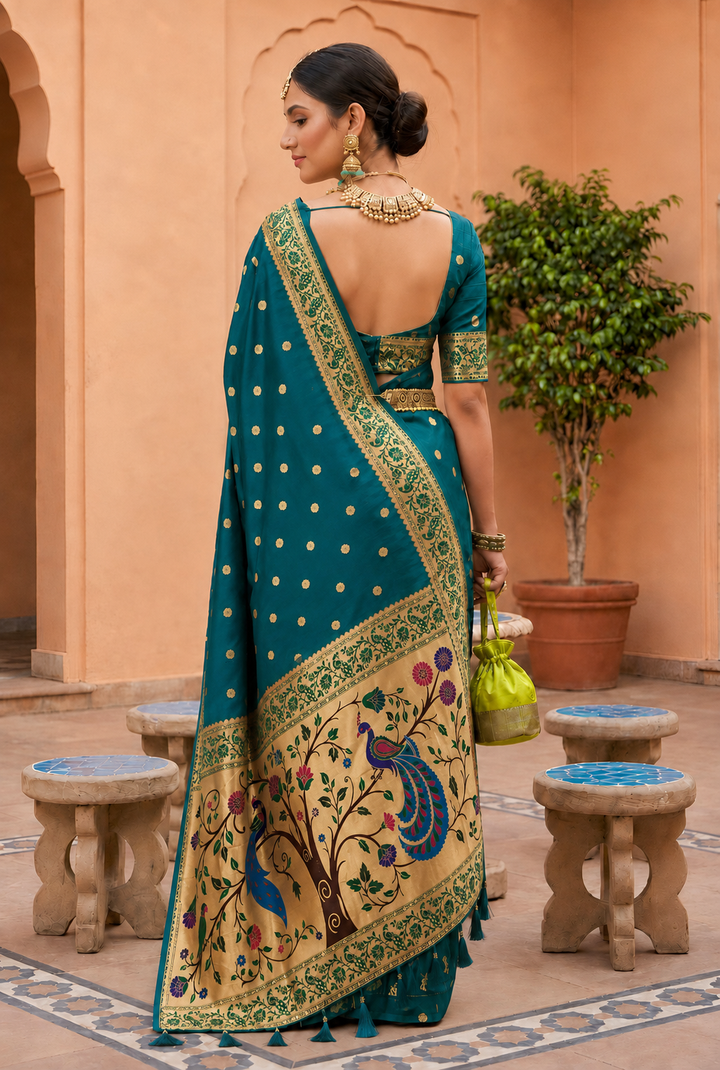 Catalogue Designer Soft Paithani Silk Saree