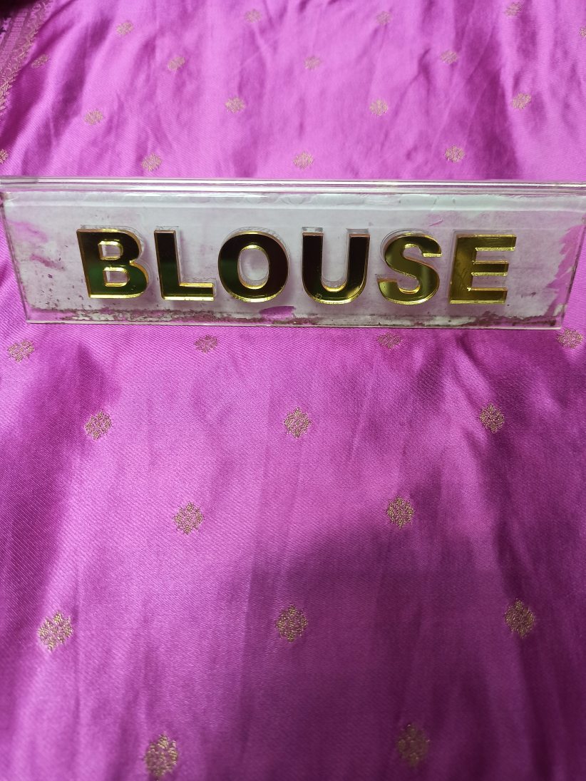 Satin Banarasi Silk Saree.