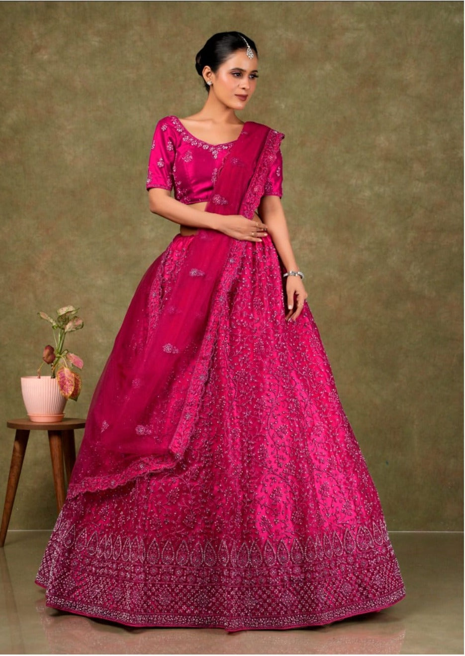 Latest Semi Stitched Lehenga Choli With Dupatta