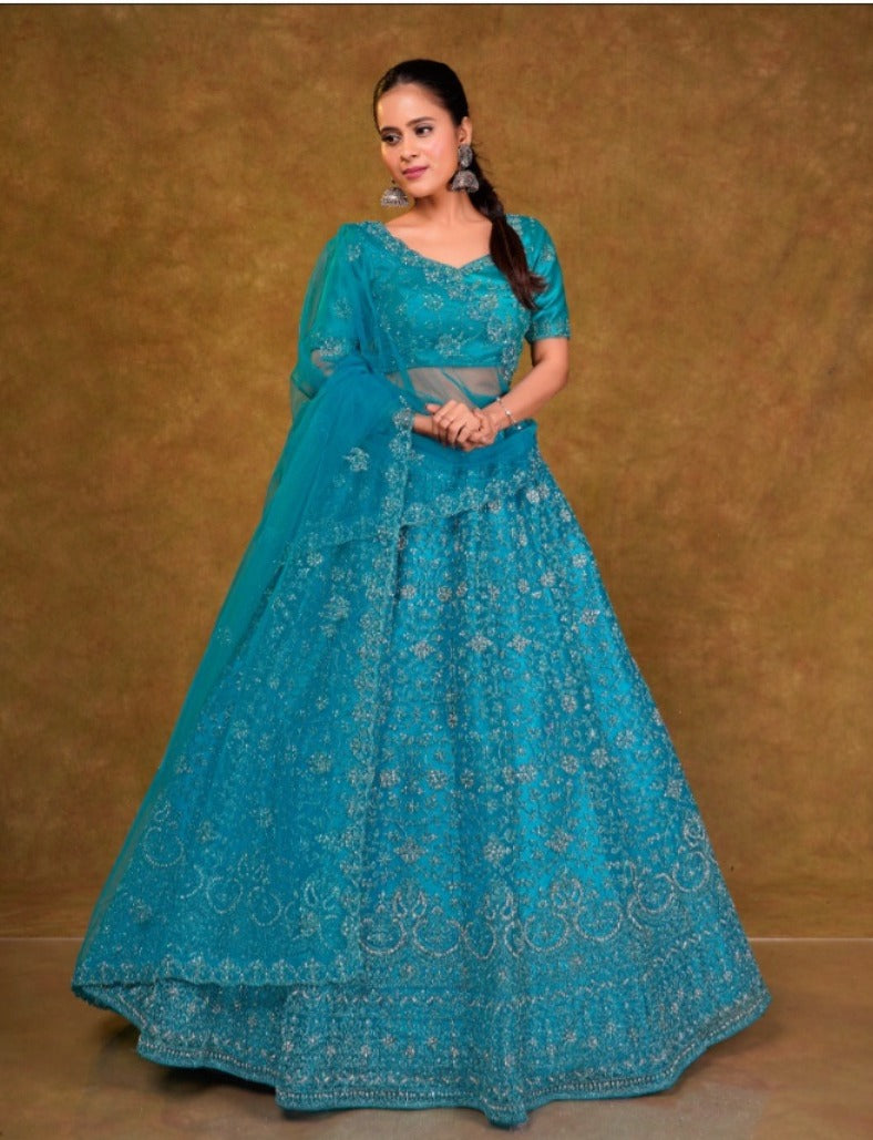 Latest Semi Stitched Lehenga Choli With Dupatta