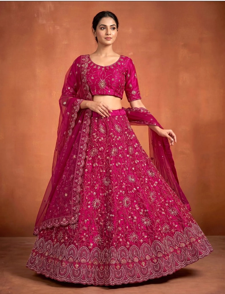 Latest Semi Stitched Lehenga Choli With Dupatta