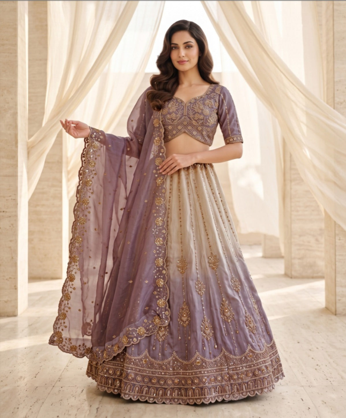Latest Semi Stitched Lehenga Choli With Dupatta
