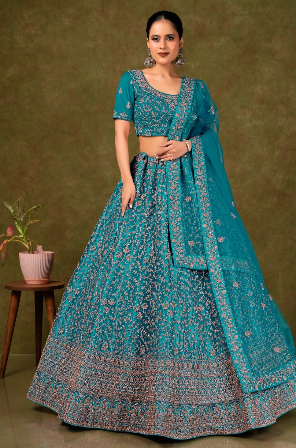 Latest Semi Stitched Lehenga Choli With Dupatta