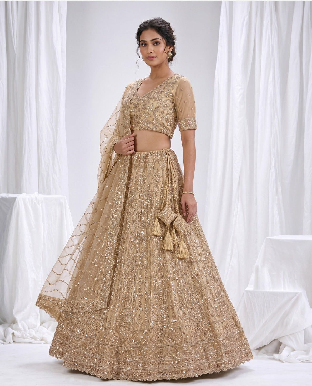 Latest Semi Stitched Lehenga Choli With Dupatta.