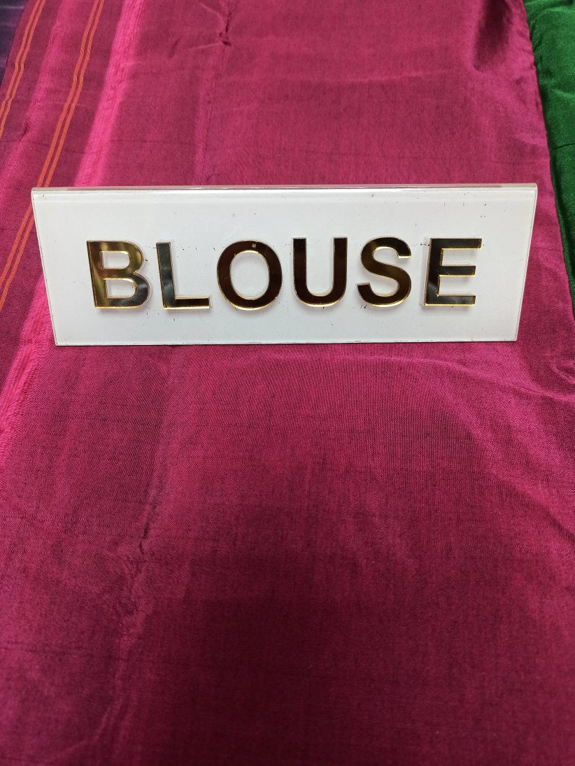 Pure Cotton Silk Saree