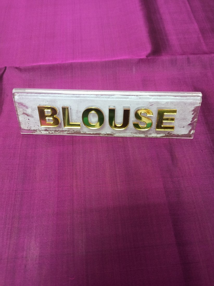 Pure Kanchipuram Silk Saree.