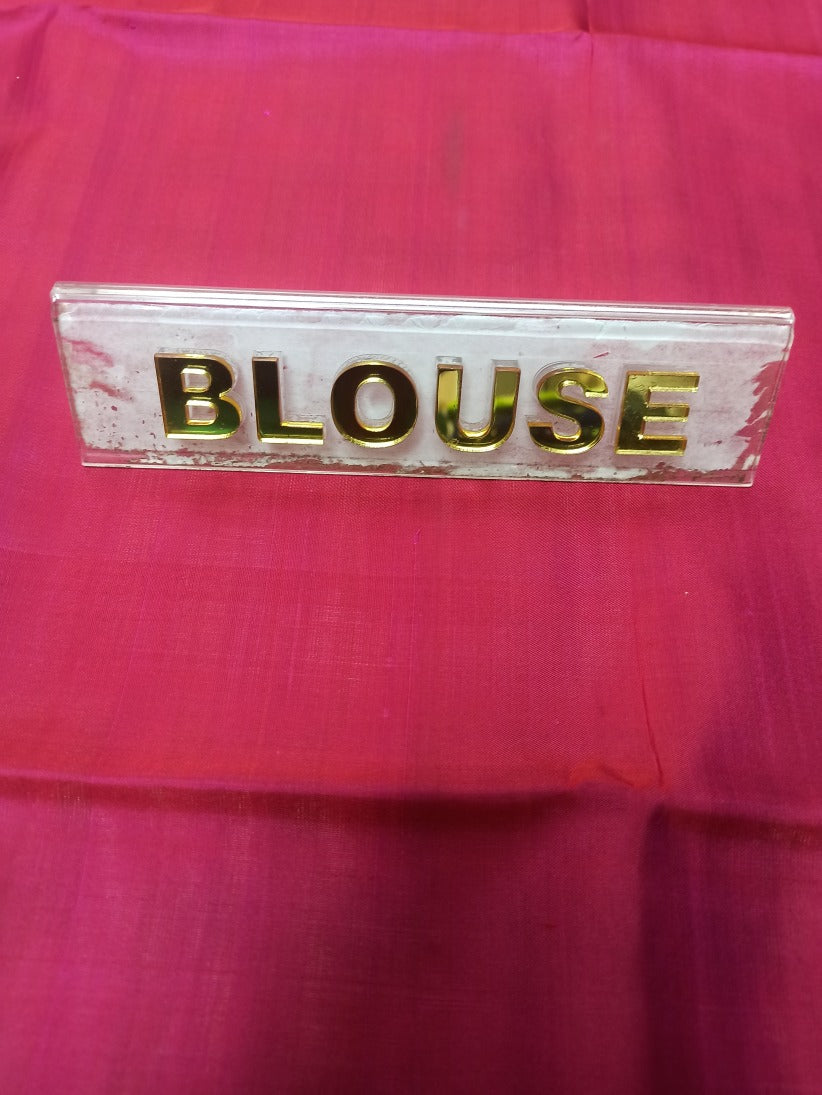 Pure Kanchipuram Silk Saree.