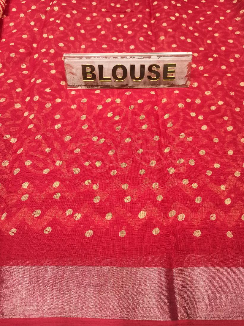 Pure Cotton Silk Saree.