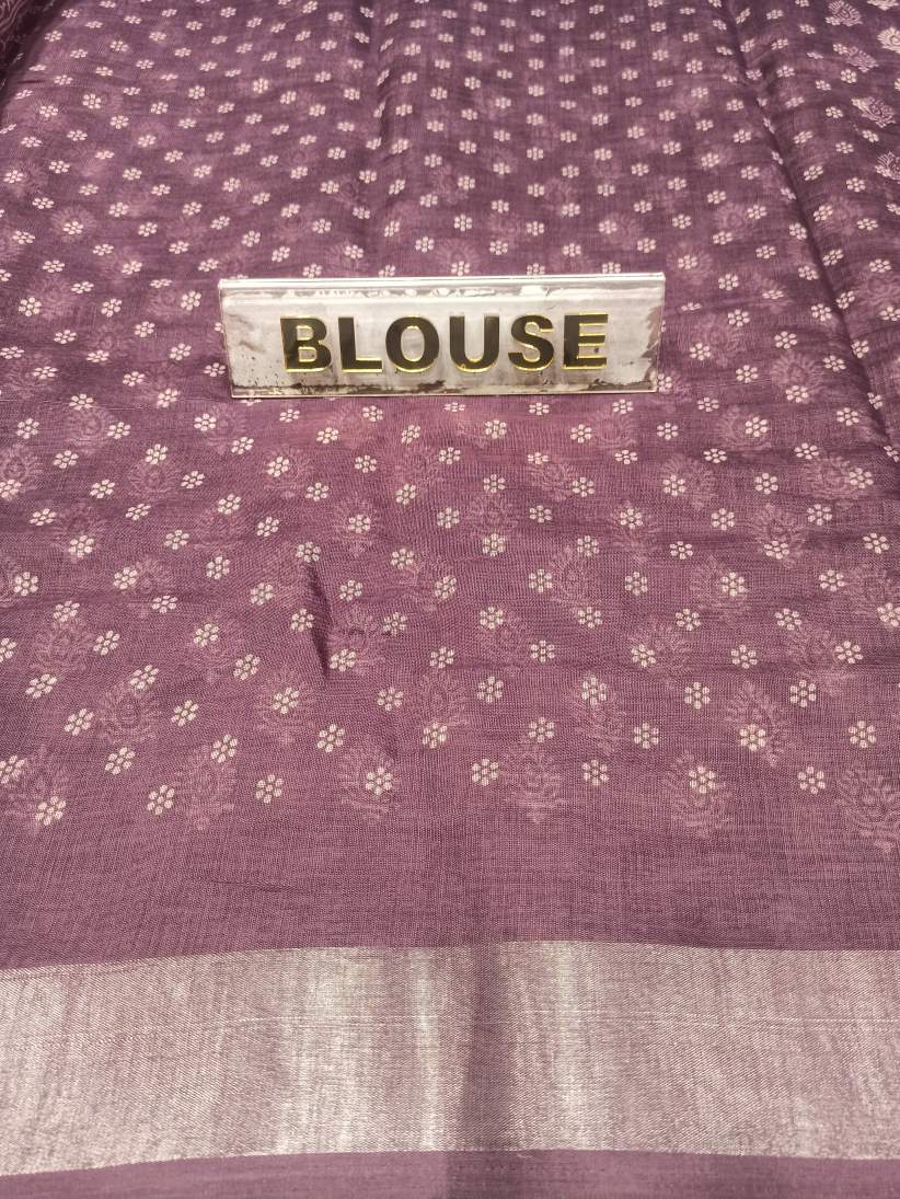 Pure Cotton Silk Saree.