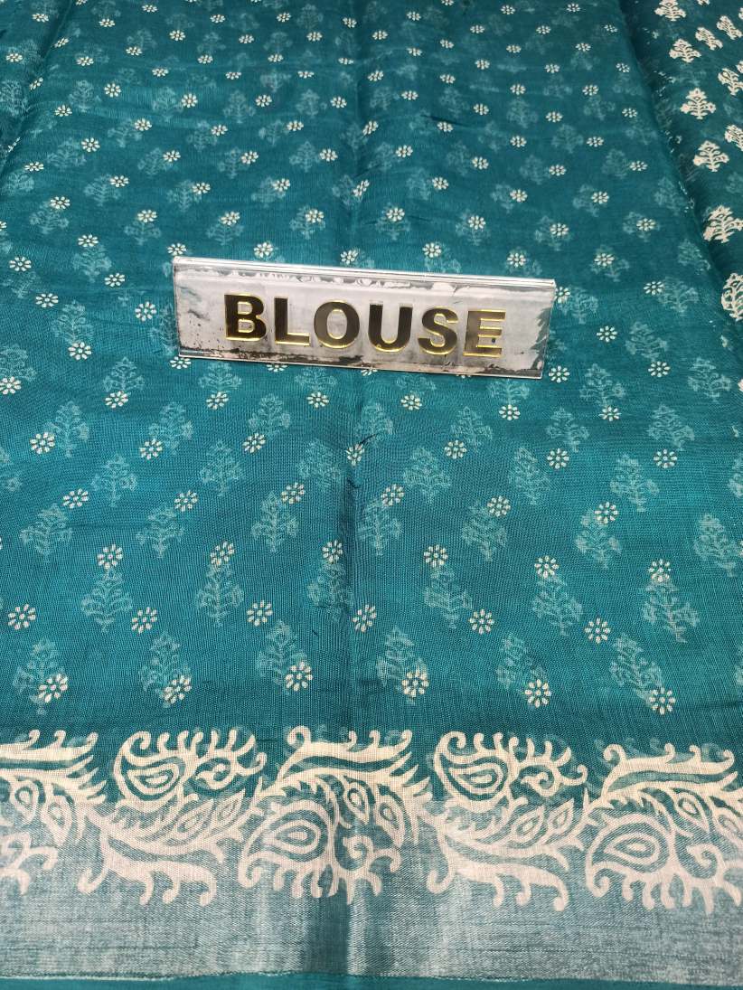Pure Cotton Silk Saree.