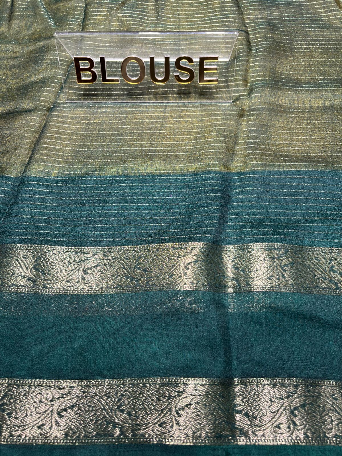 Pure Linen Silk Saree.
