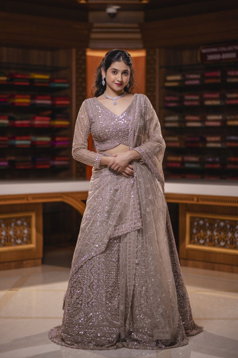 Latest ReadyMade Bridal Lehenga Choli With Dupatta.