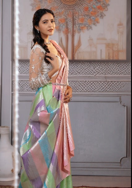 Pure Kanchipuram Silk Saree.