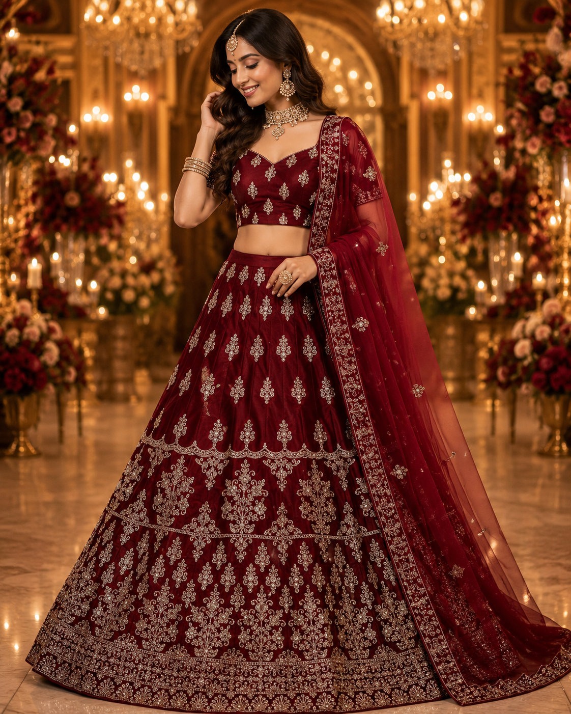 Latest Semi Stitched Lehenga Choli With Dupatta.