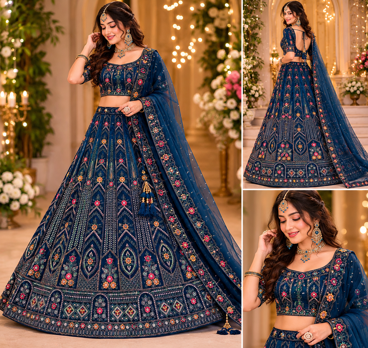 Latest Semi Stitched Lehenga Choli With Dupatta.