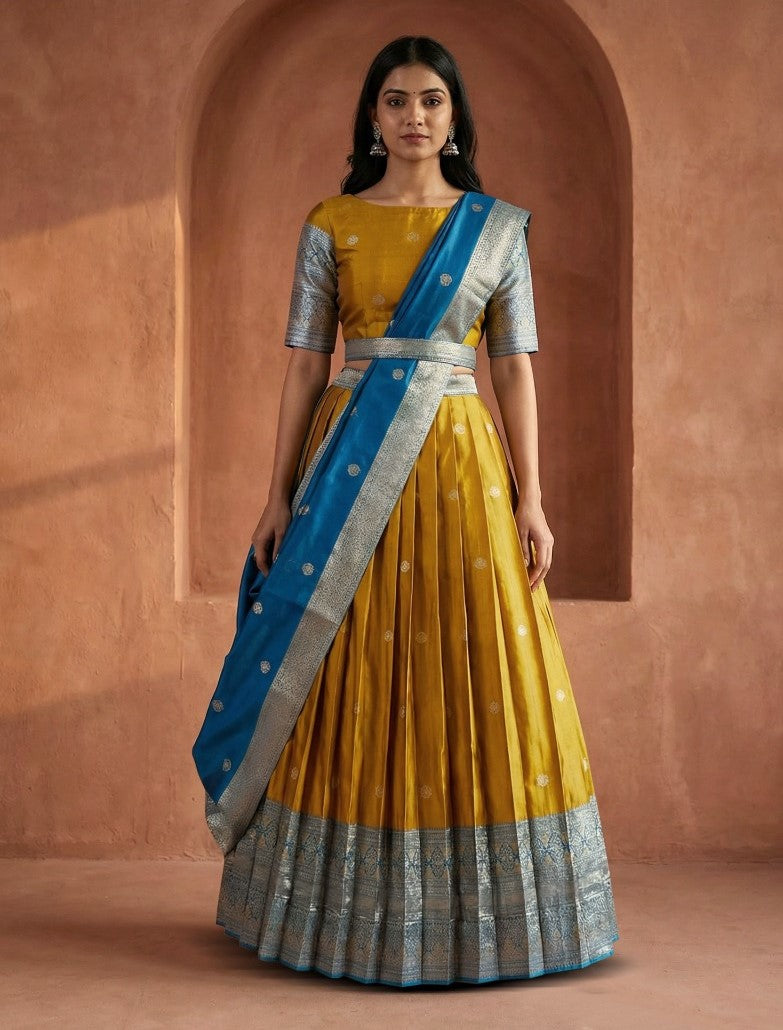 Latest Semi Stitched Lehenga Choli With Dupatta.