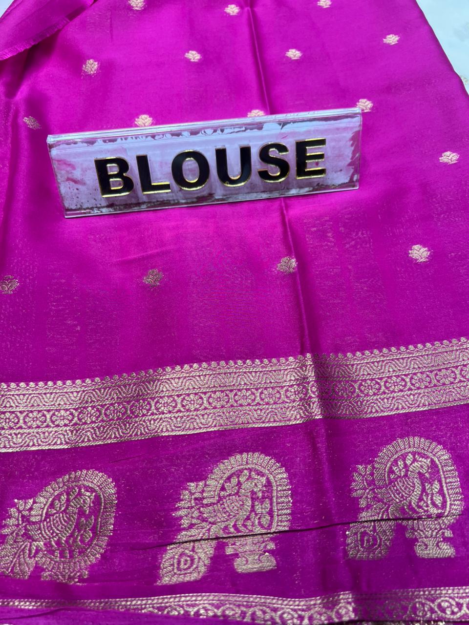 Artificial / Mix Crape Sarees ( Semi Crape )