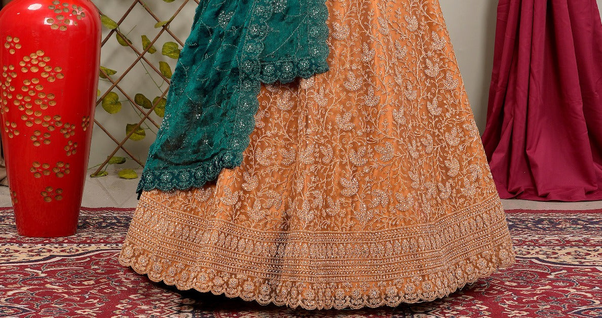 Latest Semi Stitched Lehenga Choli With Dupatta.