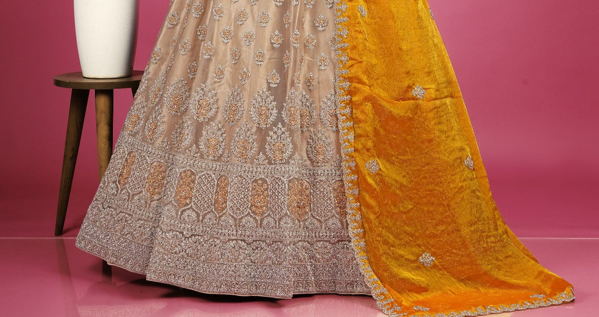 Latest Semi Stitched Lehenga Choli With Dupatta.
