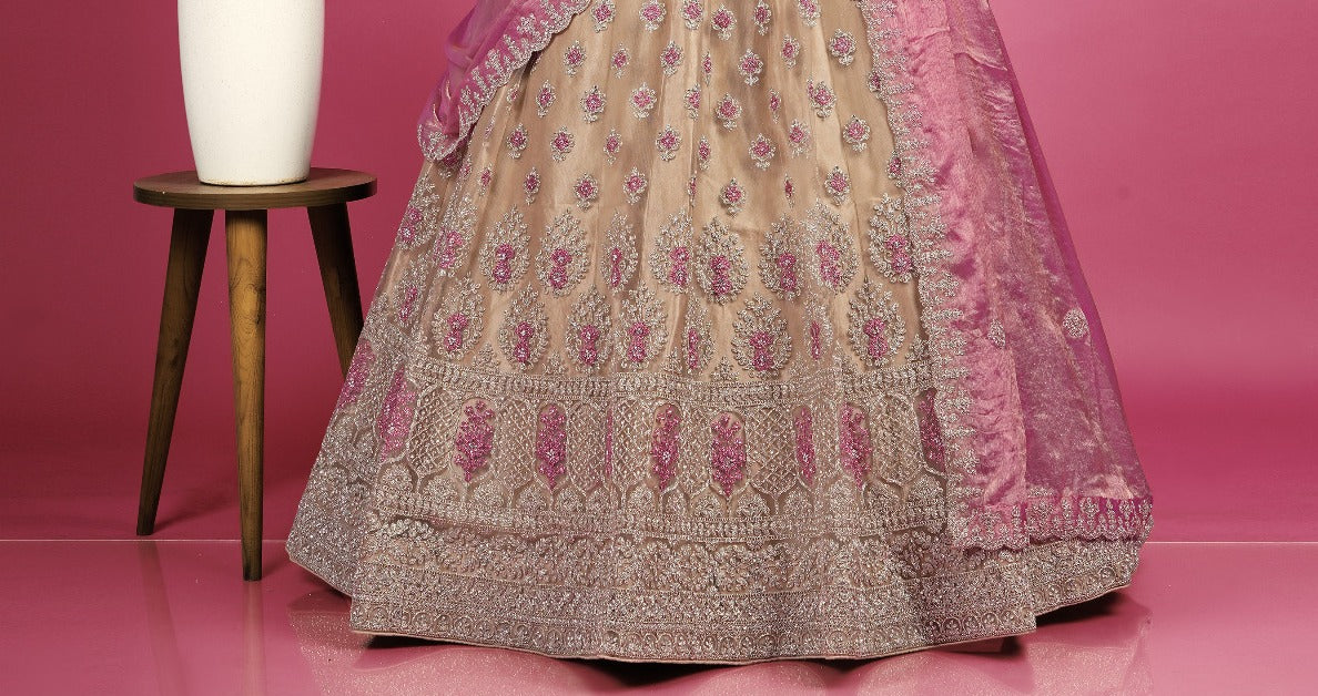 Latest Semi Stitched Lehenga Choli With Dupatta.