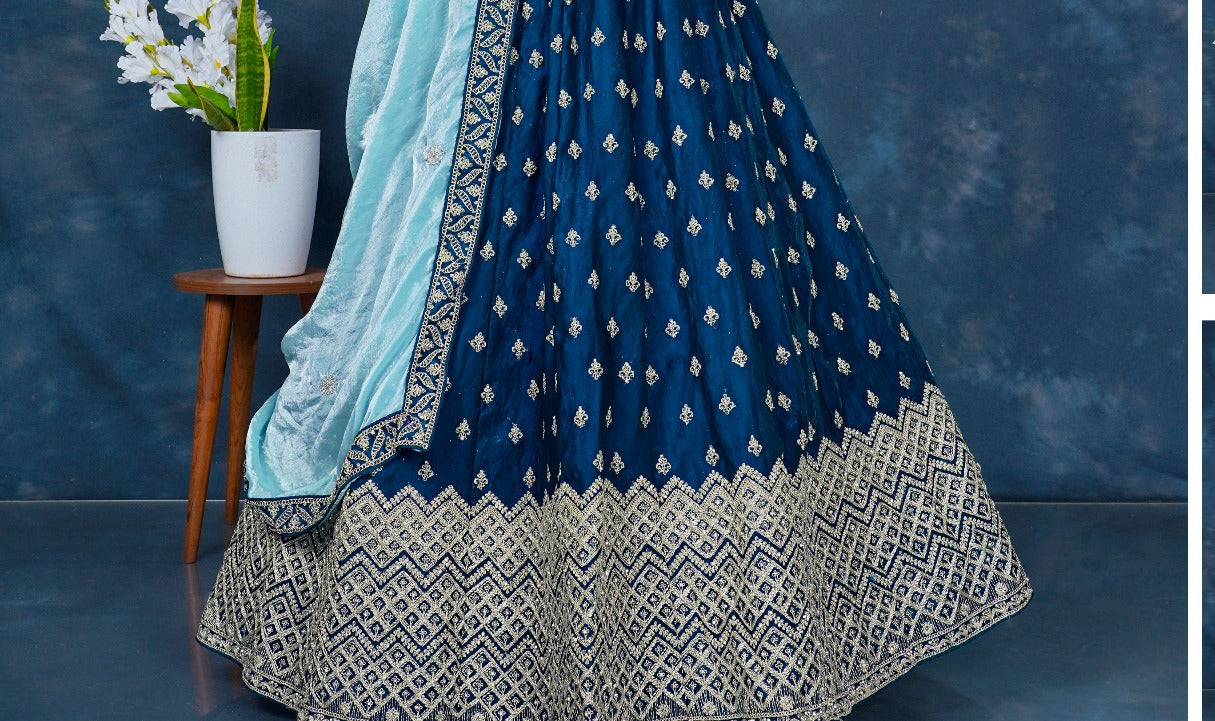 Latest Semi Stitched Lehenga Choli With Dupatta.