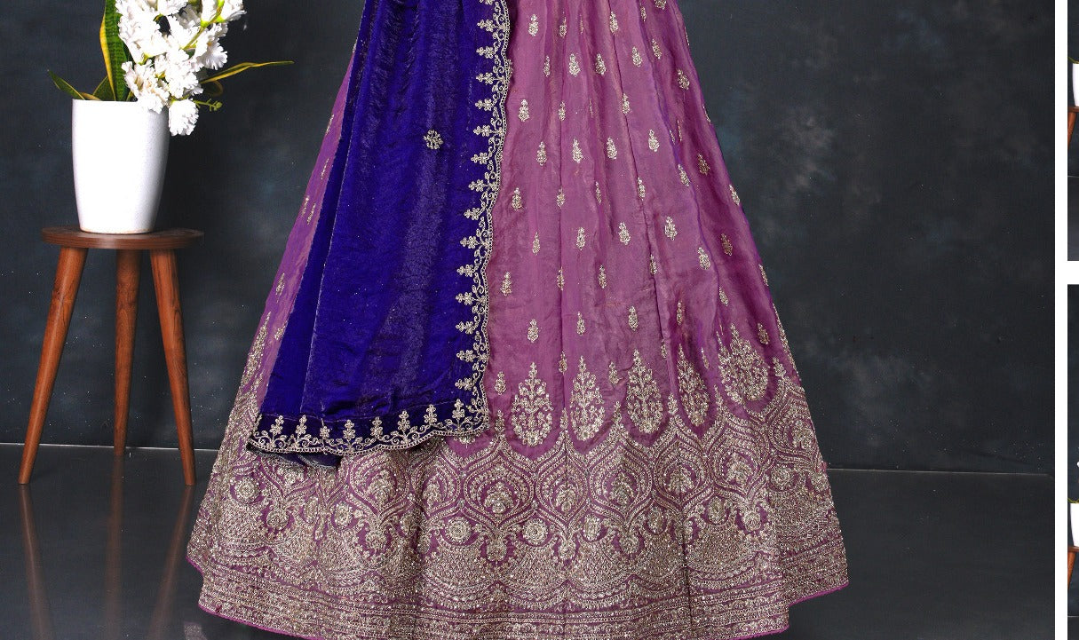 Latest Semi Stitched Lehenga Choli With Dupatta.