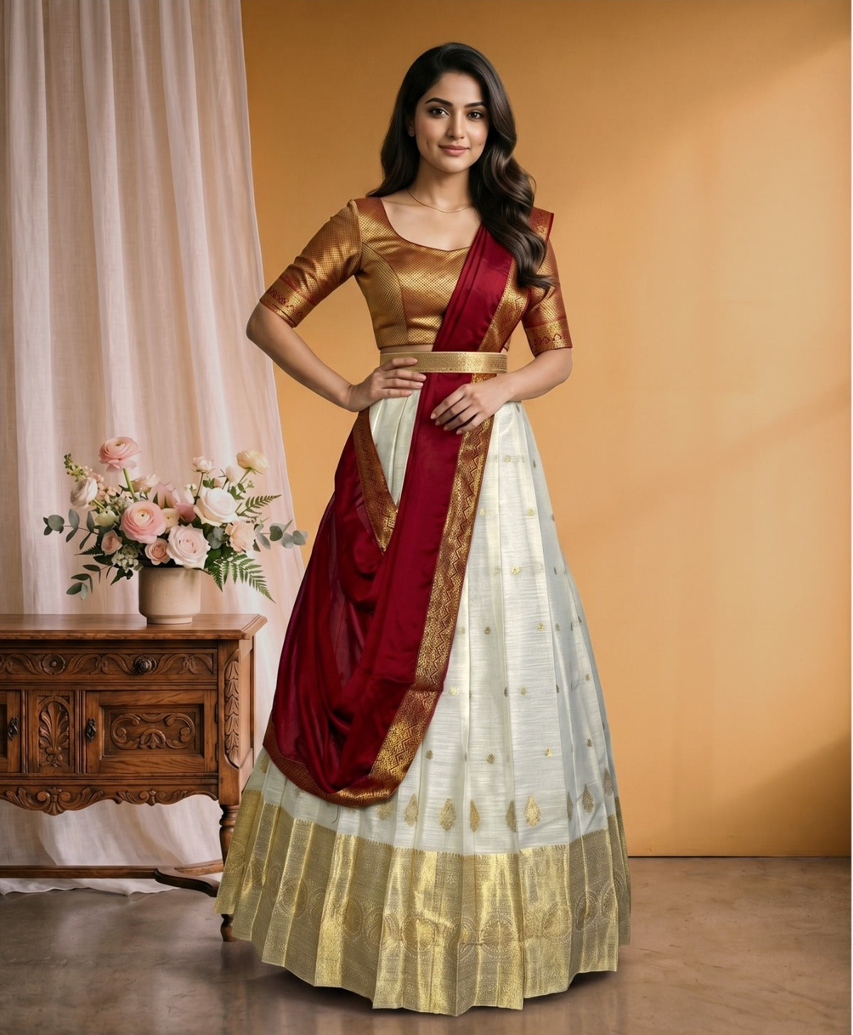 Latest Semi Stitched Lehenga Choli With Dupatta
