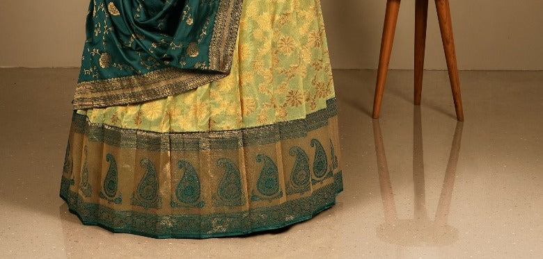 Latest Semi Stitched Lehenga Choli With Dupatta.