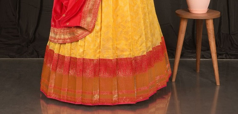 Latest Semi Stitched Lehenga Choli With Dupatta.